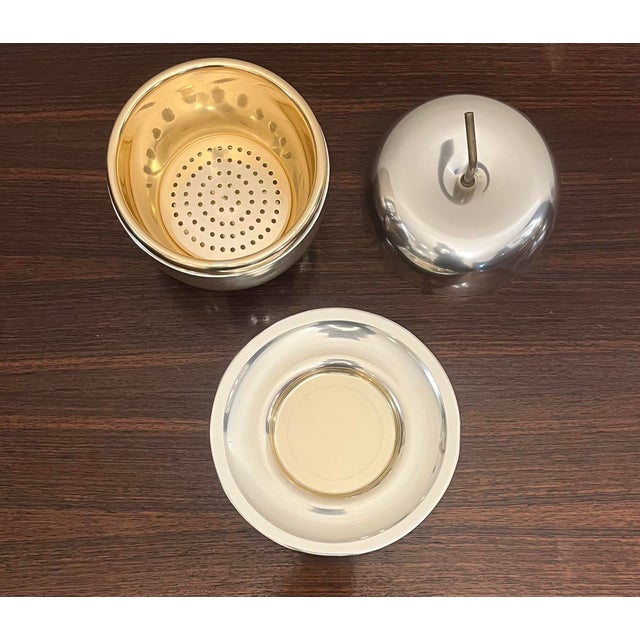 Mid-Century Modern Apple-Shaped Ice Bucket by Ettore Sottsass for Rinnovel, 1950s For Sale - Image 3 of 6