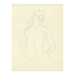 1946 Emmanuel Auricoste 'Images De Femmes' Contemporary Brown,Neutral Book For Sale