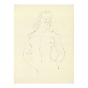 1946 Emmanuel Auricoste 'Images De Femmes' Contemporary Brown,Neutral Book