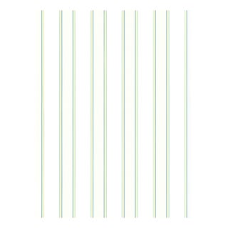 The House of Scalamandré Accordion Stripe Wallpaper, Sky For Sale