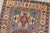 Kazak Runner 2’9” X 9’6” Blue Wool Tribal Hand-Knotted Oriental Rug For Sale In Philadelphia - Image 6 of 11