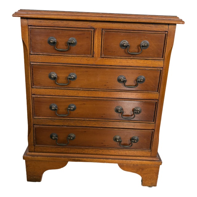 Vintage Wooden Sideboards with Handles, Set of 2 For Sale