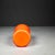 Mid-Century Modern Mid-Century Orange Vase With Black Rim c.1960 For Sale - Image 3 of 6