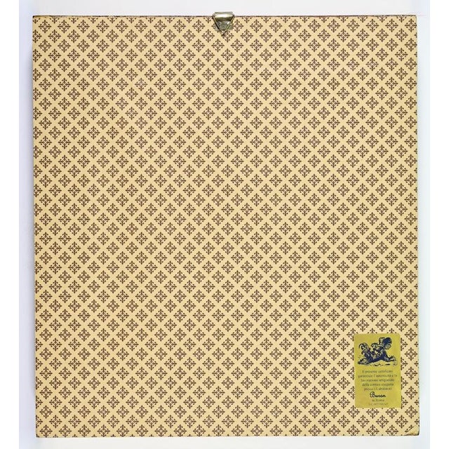 Contemporary Sirio Pellegrini, Peacock, 1967, Oil Painting on Board For Sale - Image 3 of 4