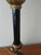 Black Hollywood Regency Vintage Black & Gold Neoclassical Table Lamp With Ornate Cast Metal Base For Sale - Image 8 of 12
