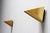 Metal Brass Wall Sconces by Jean Perzel for Atelier Perzel, France, 1960s, Set of 2 For Sale - Image 7 of 12