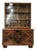 Art Deco Display Cabinet in Walnut Burl, 1940 For Sale