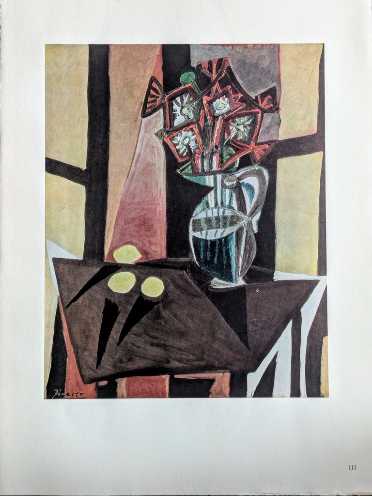 Pablo Picasso, Still Life, Color Offset Lithograph on Pur de