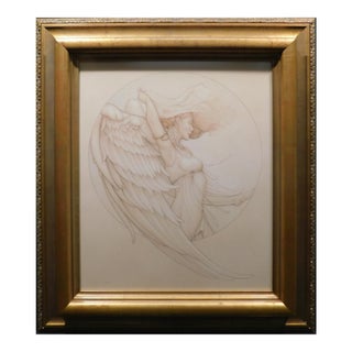Michael Parkes "Winds of Change" Archival Inks Printed on Vellum Hand Signed For Sale