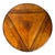 Triangular Rosewood Late Victorian Drop Leaf Table - Late 19th Century For Sale - Image 4 of 12