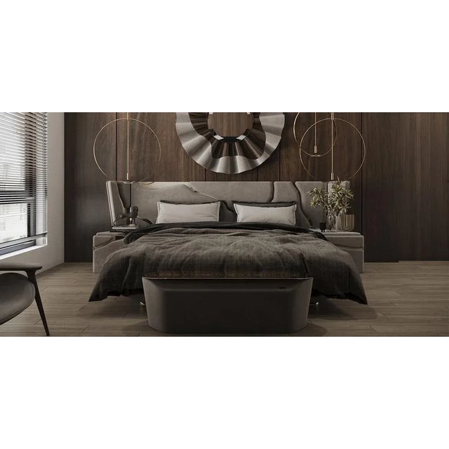 Not Yet Made - Made To Order Masouleh Bench by Alma De Luce For Sale - Image 5 of 7