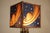 Metal Rarest Chicago 1933 Worlds Fair "Saturn" Logo Streamline Art Deco Chrome Cobalt Glass Table "Hall of Science" Lamp Sublime Condition! For Sale - Image 7 of 16