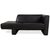 Visavis Leather Chaise Lounge Couch in Black from Brühl For Sale - Image 10 of 10
