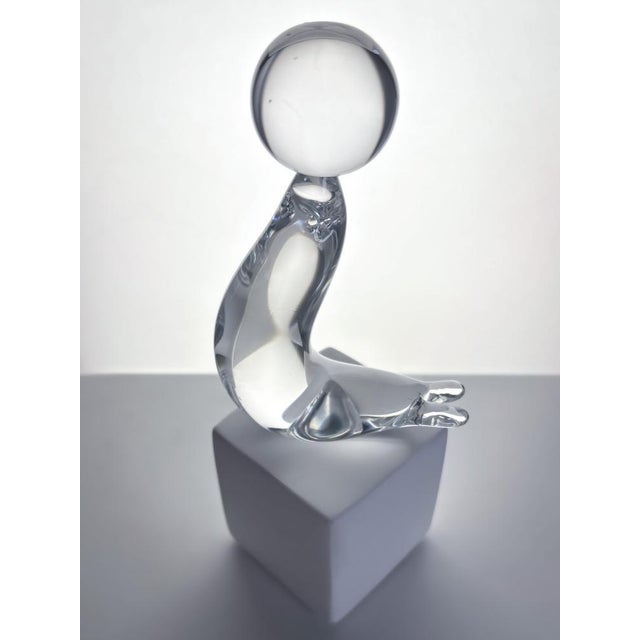 1960s Mid-Century Modern Sea Lion Paperweight by Folke Walving, Sweden, 1960s For Sale - Image 5 of 6