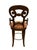 Late 20th Century Pair of Century Furniture Carved Wood Swivel Bar Stools With Paisley Upholstery For Sale - Image 5 of 8