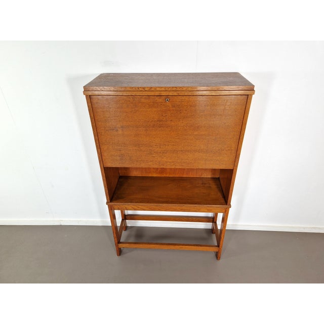 Art Deco Cabinet in Oak, 1930s For Sale - Image 4 of 11