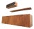 Vintage Wenge Wall-Mounted Sideboard by Banz Bord, 1970s For Sale