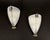 Vintage pair of VeArt Artemide Wall Sconces by Ernesto Gismondi (1931-2020) hand crafted, Italy, 1990s Beautiful Mouth-...