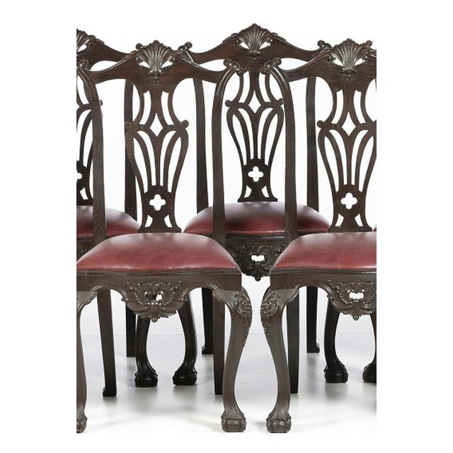 Wood King John V Chairs, Set of 8 For Sale - Image 7 of 8