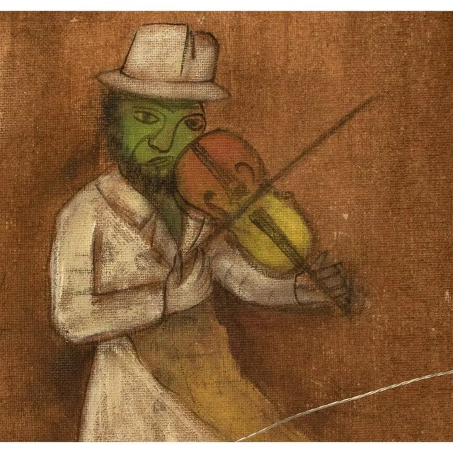 20th Century Figurative Modern Painting, Manner of Chagall For Sale In Dallas - Image 6 of 8
