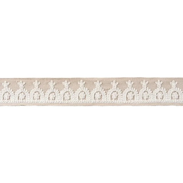 Noelia Tape’s intricate design is rendered in delicate corded embroidery. It’s an exquisite old-world touch for...