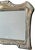 Bunny Williams Home 1980s Shabby Chic Silverplated Picture Frame With Sculpted Foliate Border for 5"x7" Landscape Vertical Picture For Sale - Image 4 of 11