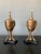 Mid 20th Century Brass Mantle Urns - A Pair For Sale - Image 9 of 9