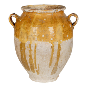 19th Century French Terracotta Pot À Confit 13.5"High