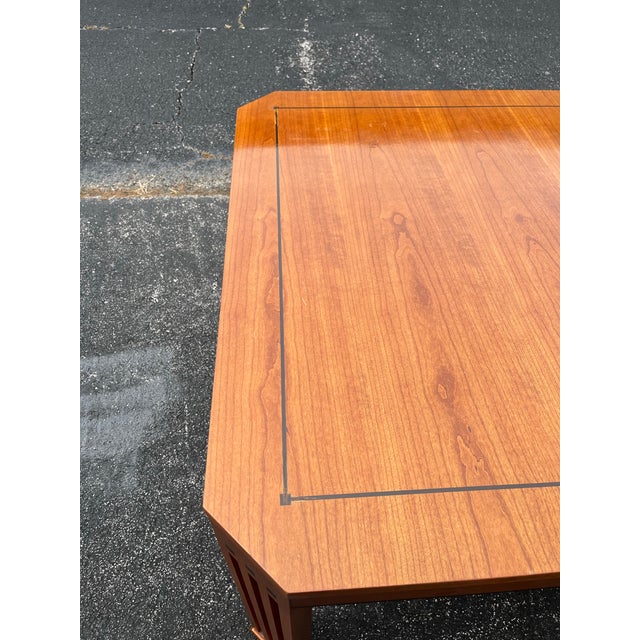 Brown Stickley 21st Century Collection Cherry Extension Dining Table For Sale - Image 8 of 12