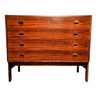 Mid 20th Century Rosewood Chest of Drawers by Hansen & Guldborg Mobler Wall Unit For Sale