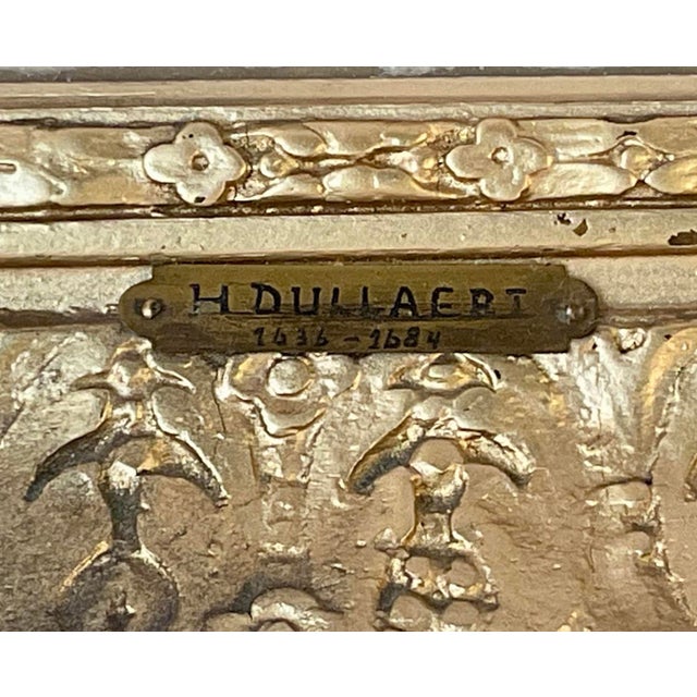 Heyman Dullaert (Dutch, 1636-1684), Oil Painting on Board For Sale - Image 9 of 12