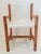 Vintage Italian Chair in Pine & Moulded Plastic, 1980s For Sale - Image 3 of 12