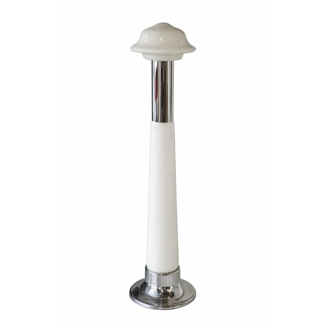 White Floor Lamp from Mazzega, 1960s For Sale - Image 8 of 8