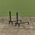 Black Pair of Brass Andirons by Saarinen Swanson Group For Sale - Image 8 of 11