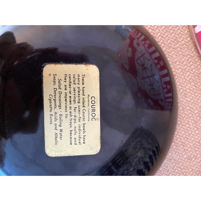 The Couroc Company Vintage Couroc Cardinal Catchall For Sale - Image 4 of 5