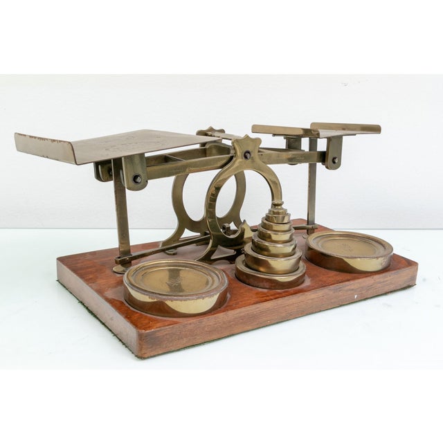 English Antique English S. Mordan & Co. London Letter Postal Scale For Sale - Image 3 of 11