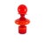 Orange Pop Art Carnaby Vase with Ball Stopper attributed to Per Lütken for Holmegaard, 1960s For Sale - Image 8 of 8