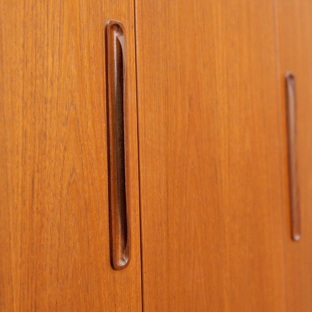 Brown Mid Century Teak Triple Armoire by Vb Wilkins for G Plan For Sale - Image 8 of 9