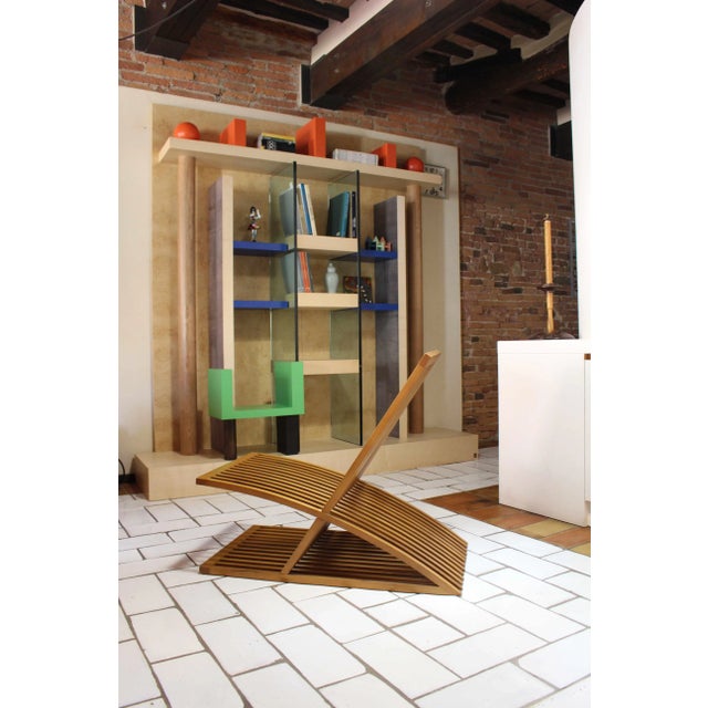 Triclinia Lounge Chair by Masao Noguchi for Meccani Arredamenti, 1988 For Sale - Image 6 of 9