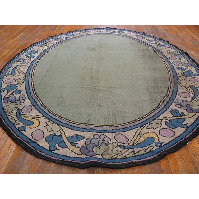 1930s English Art Deco Carpet Designed by Noel Simmons (9' x 11'10" - 275 x360)