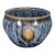 Late 20th Century Chinese Jun Ware Style Flambe Glaze Porcelain Tea Cup With Handles For Sale