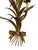 Decorative Italian Gilt Metal Candle Sconces Bulrush Motif - A Pair For Sale - Image 9 of 13
