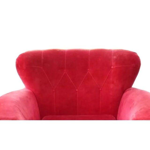 Set of Large Lounge Chairs by Guglielmo Ulrich, 1940s For Sale - Image 3 of 12