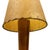 Wood 1950s Yasha Heifetz Style Geometric Mid-Century Oak Table Lamps W Whipple Stitch Shade For Sale - Image 7 of 8