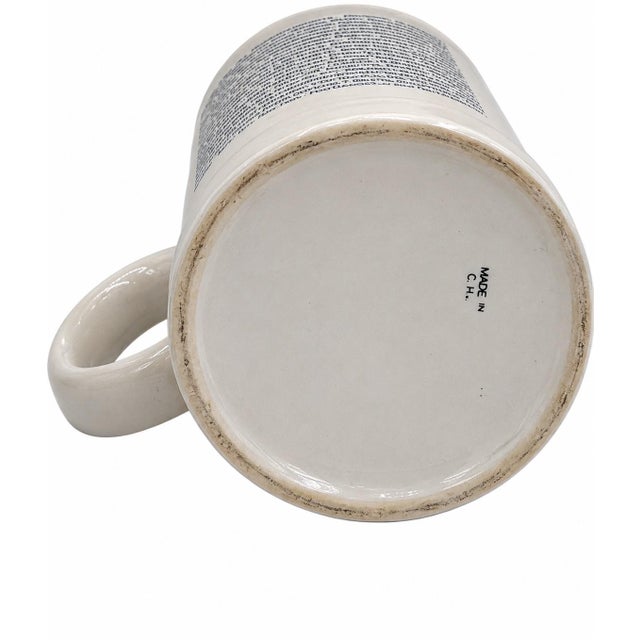 American Vintage Choate Rosemary Hall Hill House Circle 1999 Ceramic Mug For Sale - Image 3 of 7