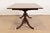 Baker Furniture Style Georgian Mahogany Double Pedestal Extension Dining Table, Newly Refinished For Sale - Image 11 of 12