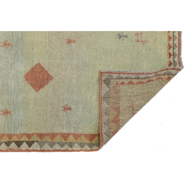 Discover the ideal blend of ancient tradition and modern minimalism with this hand-knotted Modern Gabbeh wool rug. Gabbeh...