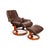 Set of Reno Leather Recliner with Ottoman from Stressless For Sale - Image 4 of 18