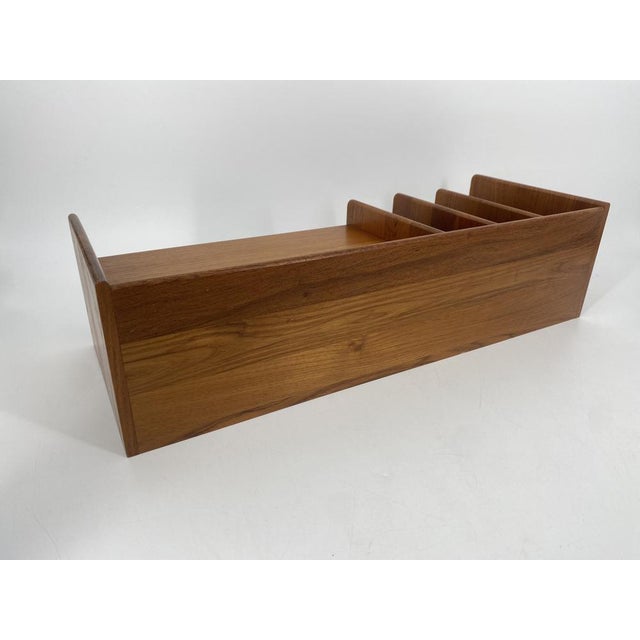 Teak Desk Organizer from Nordisk-Andels Eksport, Denmark, 1960s For Sale - Image 5 of 9