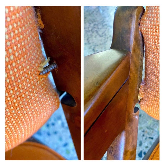 Burnt Orange Bengt Ruda Triva Lounge Chairs - Mid Century Bengt Ruda for Nordiska Kompaniet Lounge Chair Pair For Sale - Image 8 of 10